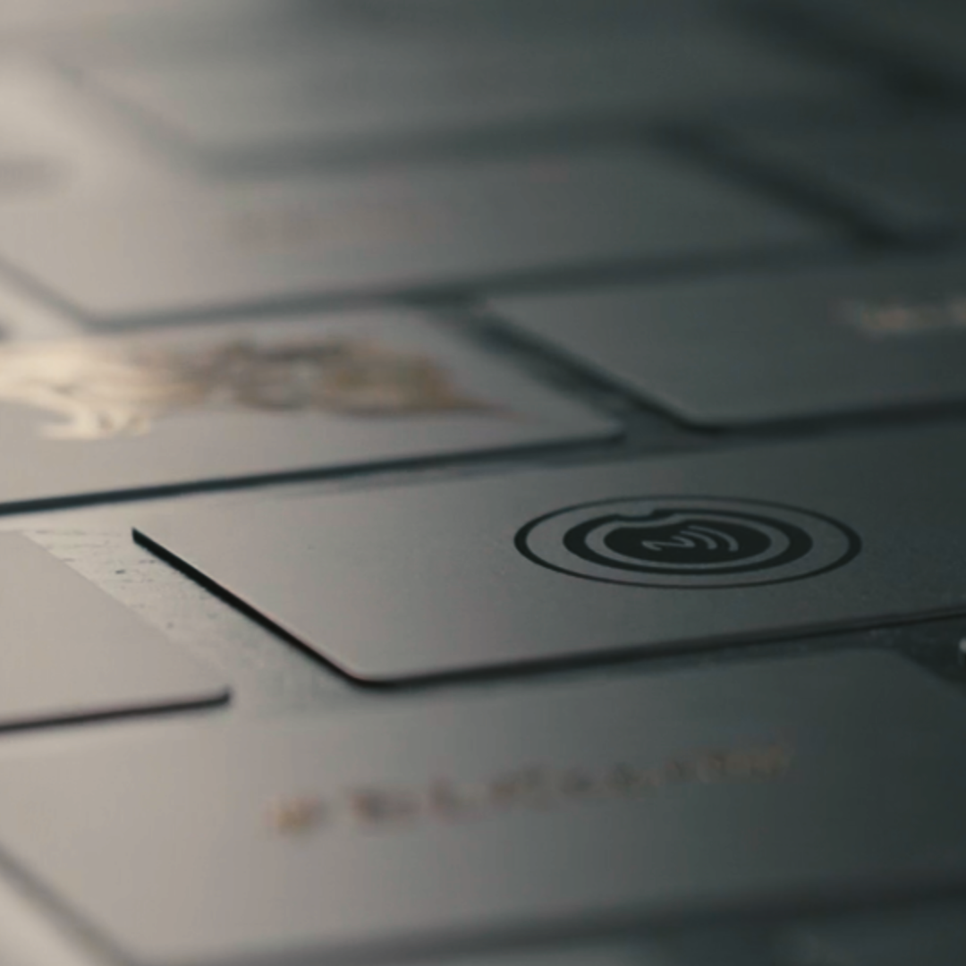 Buy an NFC card and create your own digital business card