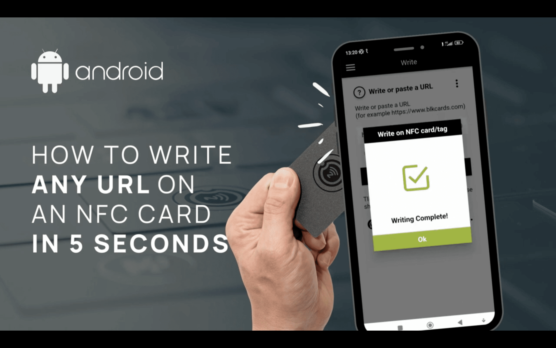 Load video: How to use the "BLK CARDS" NFC App - QUICK START